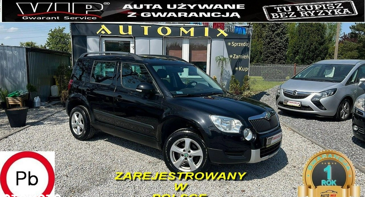 Skoda Yeti cena 25800 przebieg: 238000, rok produkcji 2010 z Zgorzelec małe 529